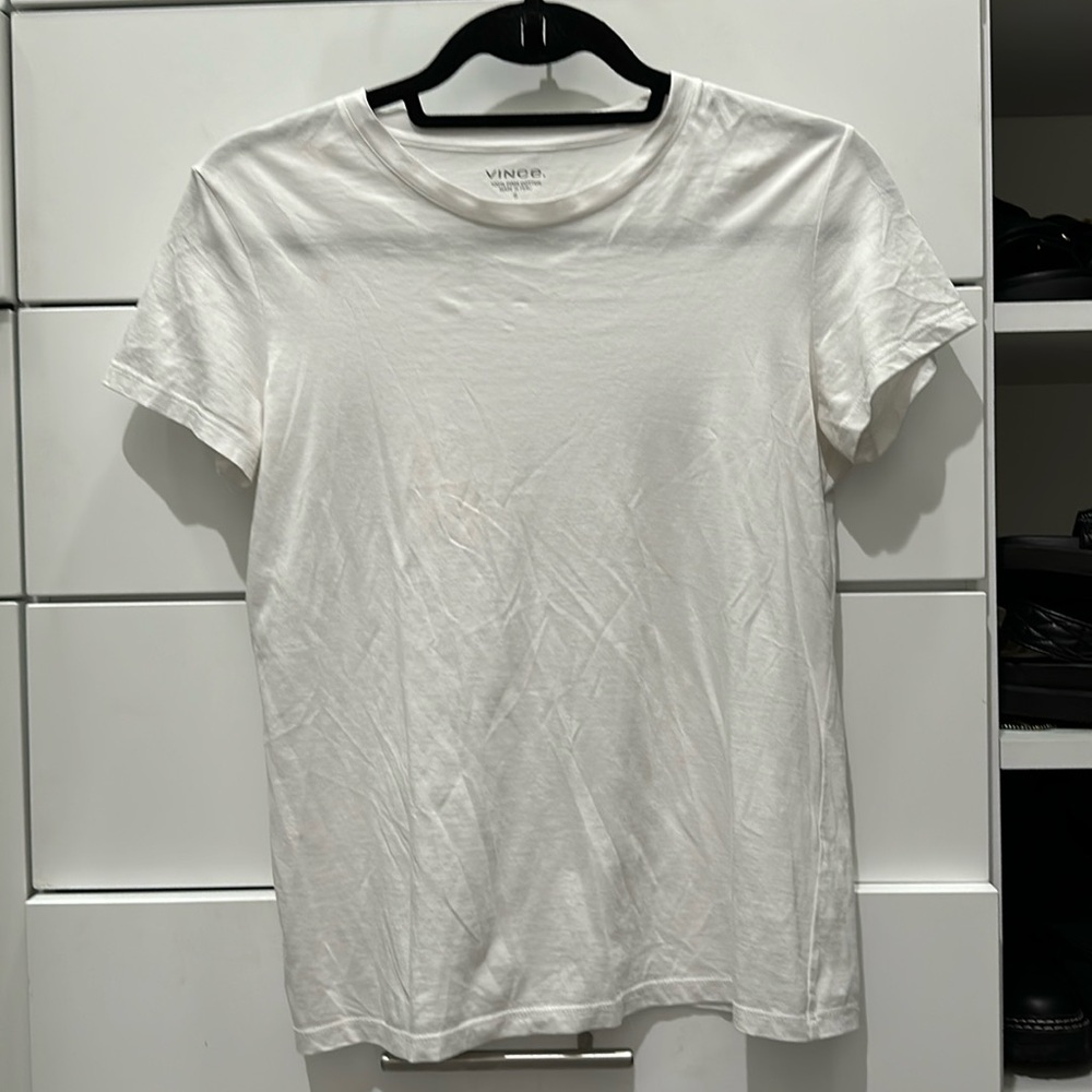 Vince white t shirt